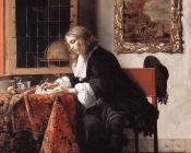 Man Writing a Letter - 加布里埃尔·梅特苏